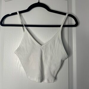 TNA - White Mini Crop Top